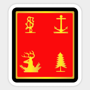 43rd Division Artillery wo Txt Sticker